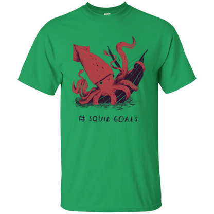 Squid Goals T-shirt Squad Goals T-shirt Irish Green
