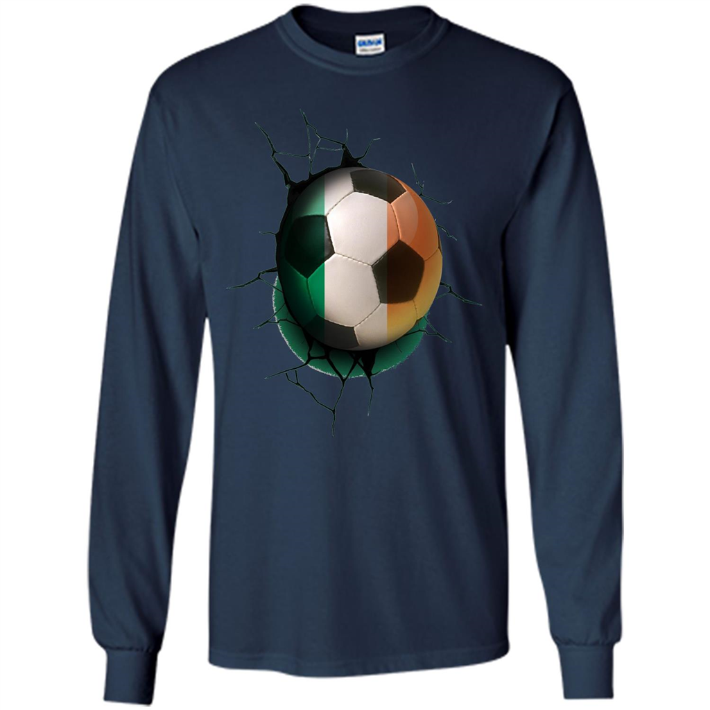 Ireland Football Soccer T-shirt Navy