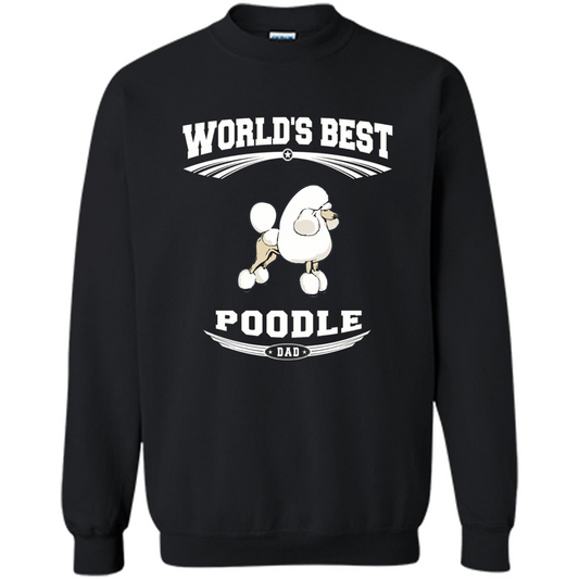 World's Best Poodle Dog T-shirt Orange