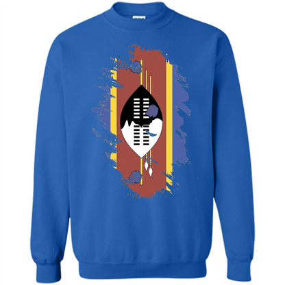 Flag of Swaziland T-shirt National Swaziland T-shirt Royal
