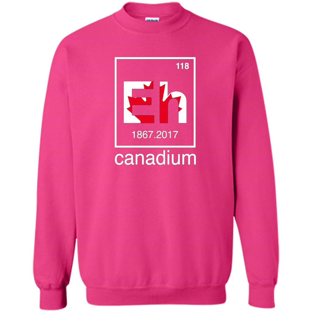Funny Canadian T-shirt Canada Element Eh - 150 years T-Shirt Heliconia