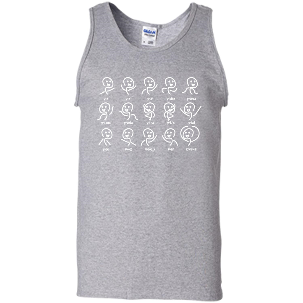 Math Lover T-shirt Algebra Dance Funny Graph Figures Math Equation Sport Grey
