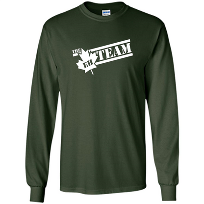 Funny The EH Team Canada T-shirt Forest Green