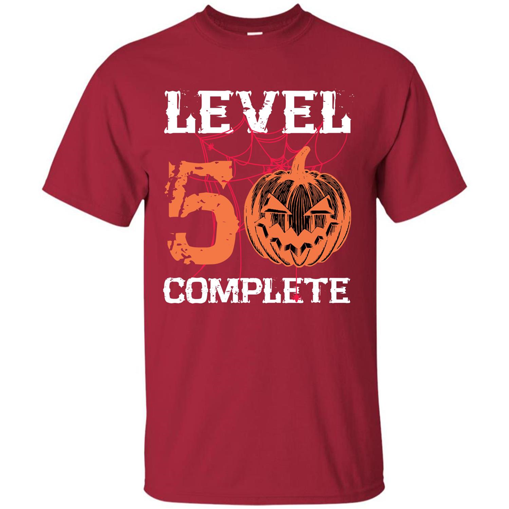 Halloween T-shirt Level 50 Complete Cardinal