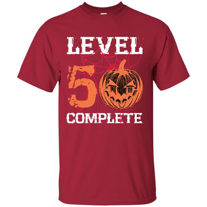 Halloween T-shirt Level 50 Complete Cardinal