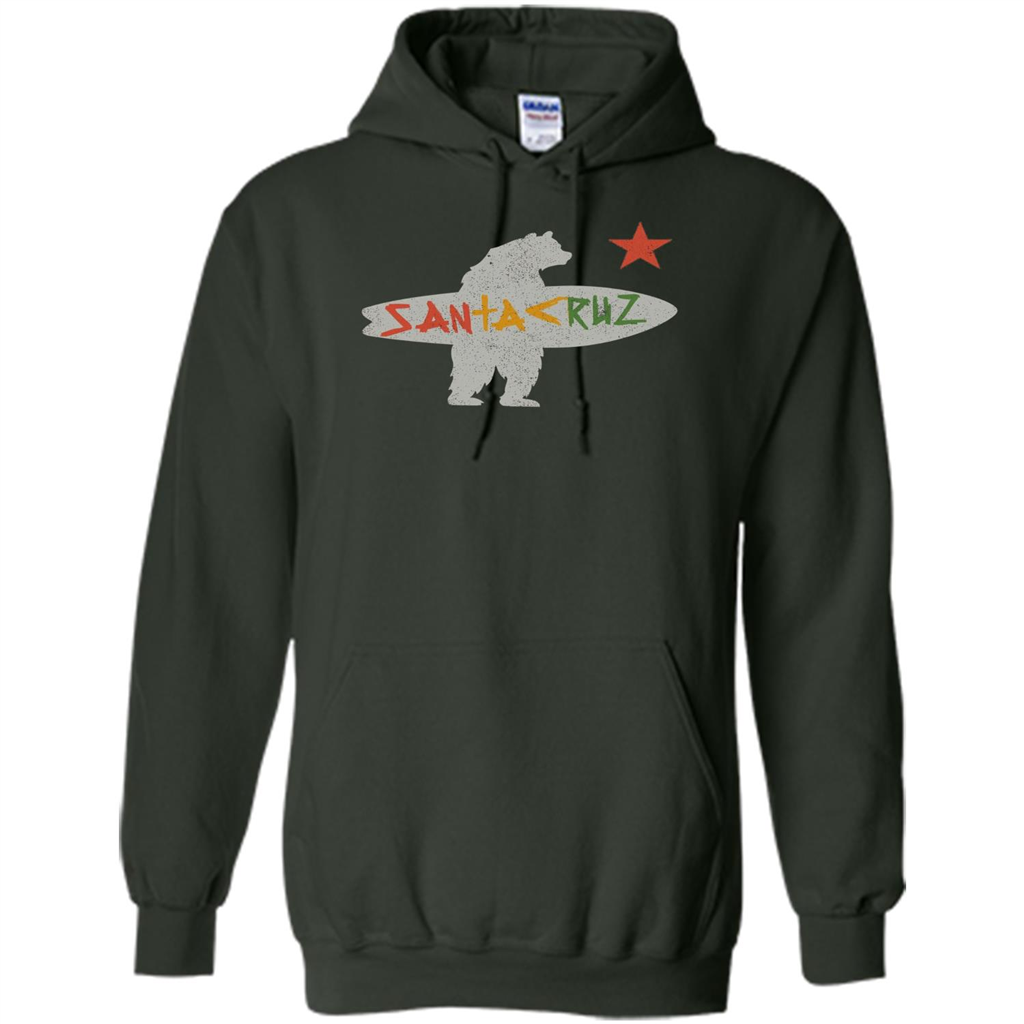 Santa Cruz Surf Bear T-Shirt Forest Green