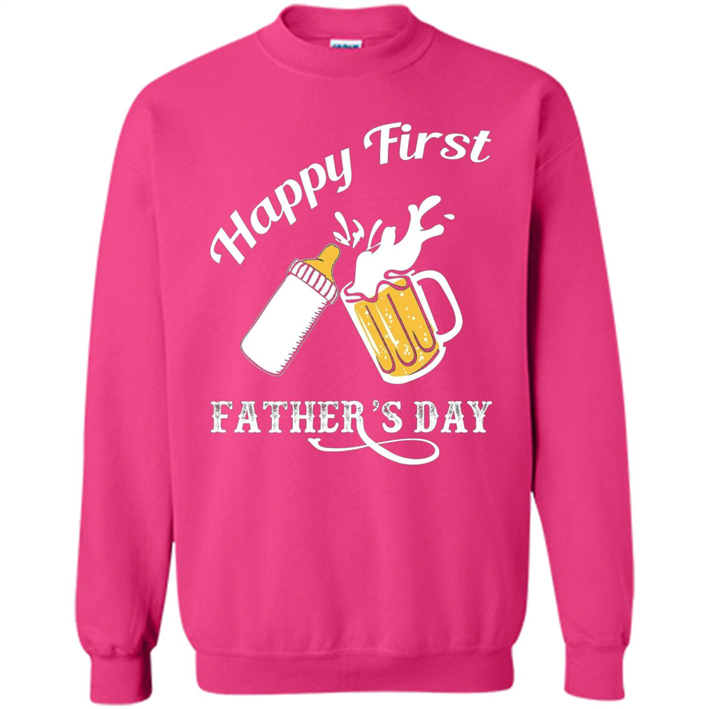 Happy First Father's Day T-shirt 2017 Heliconia
