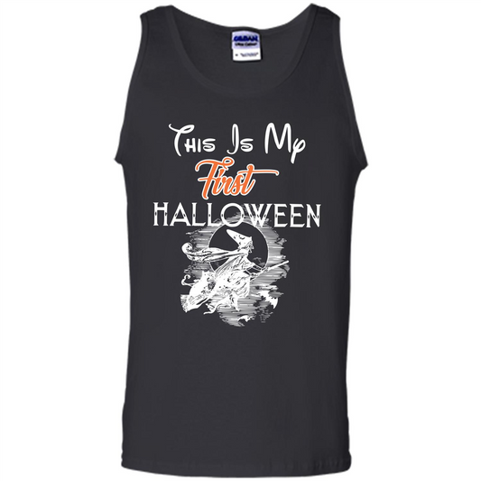 Halloween T-shirt This Is My First Halloween Black