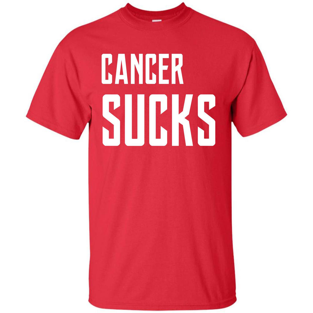 Cancer Sucks T-shirt Red