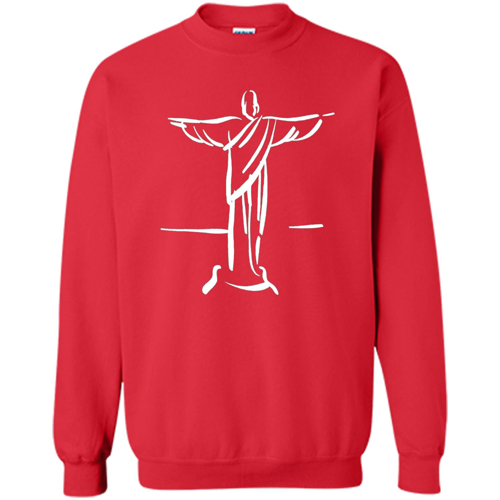 Brazil Christ The Redeemer - Cristo Redentor Brasil T-shirt Red