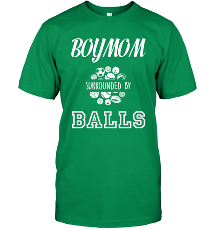 Boy Mom Surounded By Balls Shirt T-Shirt T-Shirt Irish Green