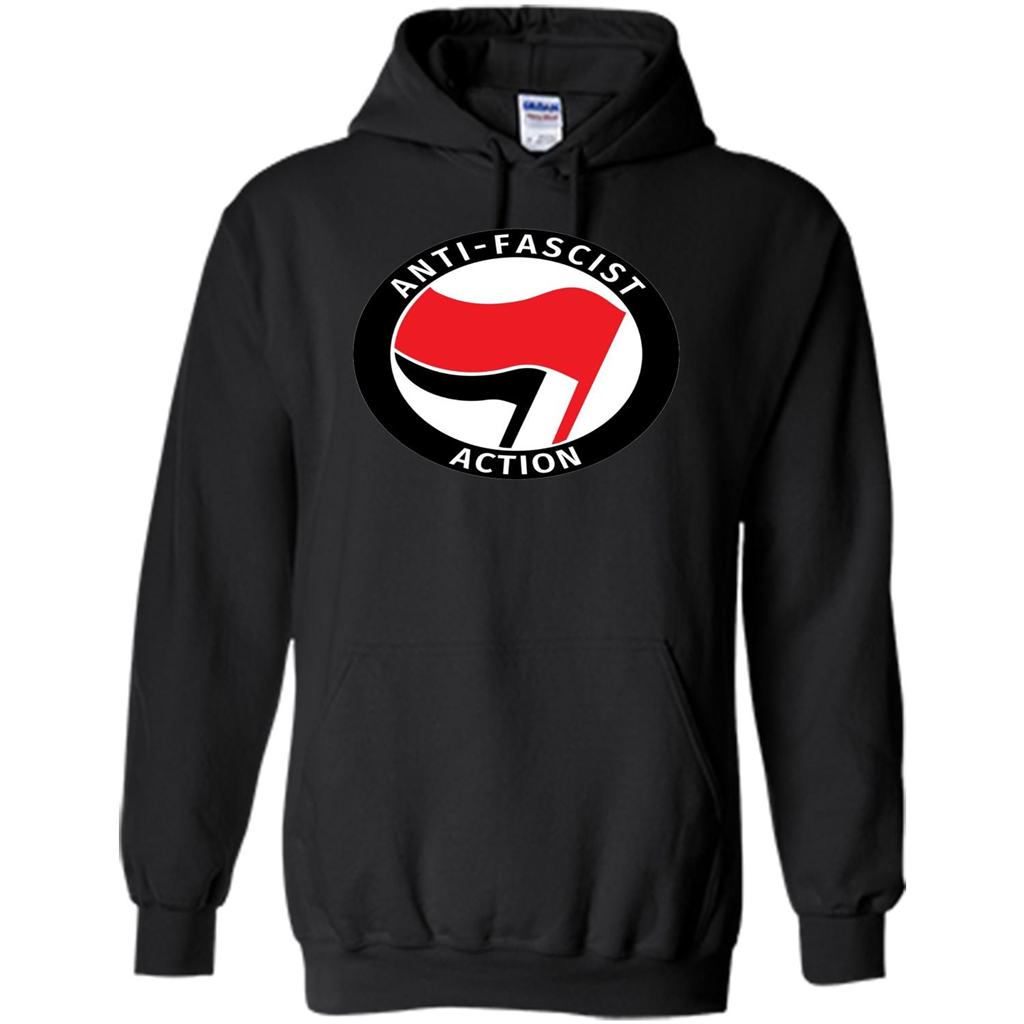 Anti - Fascist Action T-shirt Black
