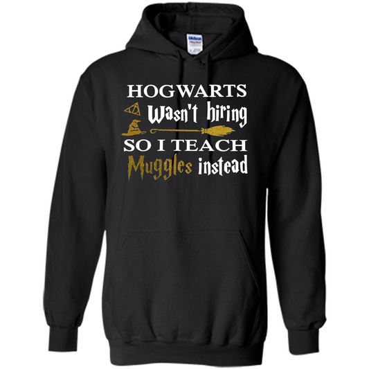 I Teach Muggles Instead T-shirt Black