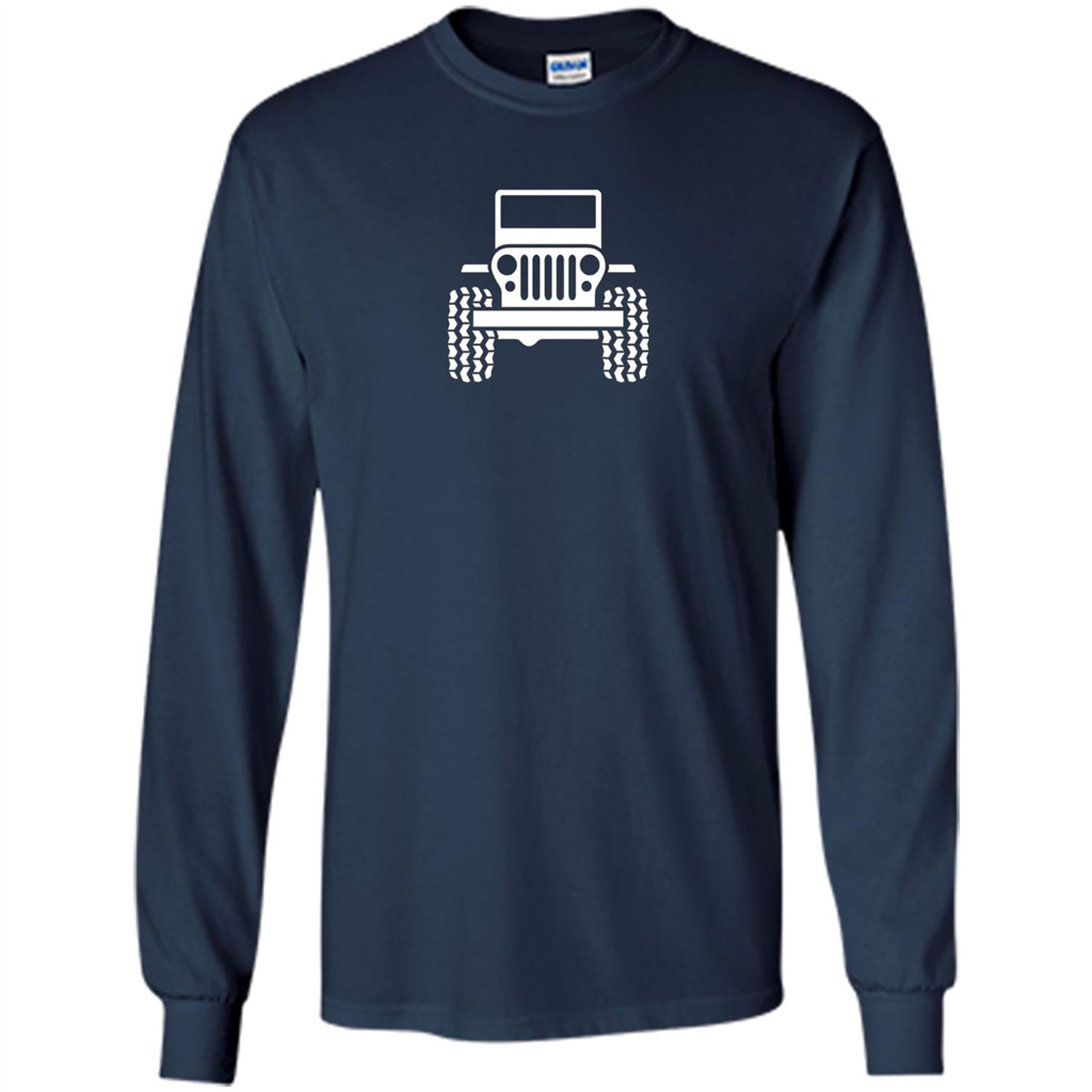 Funny Jeep T-Shirt Jeep Emoji Navy