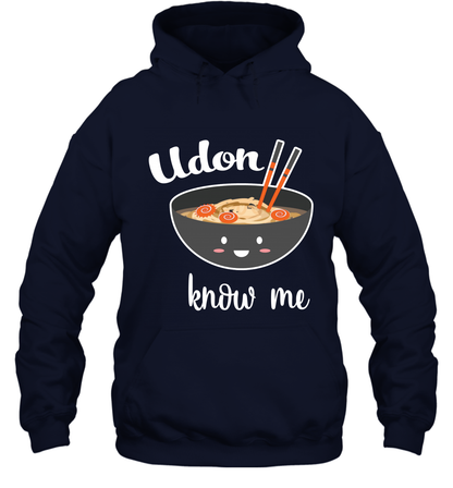 Udon Know Me Japanese Curry Shirt Hoodie Hoodie Navy