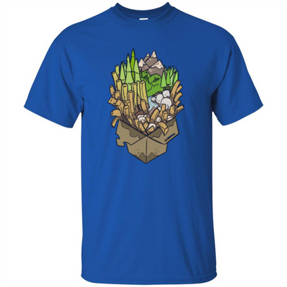 Poutine Forest T-shirt Royal
