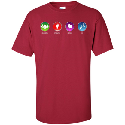 Values Icons T-shirt Cardinal