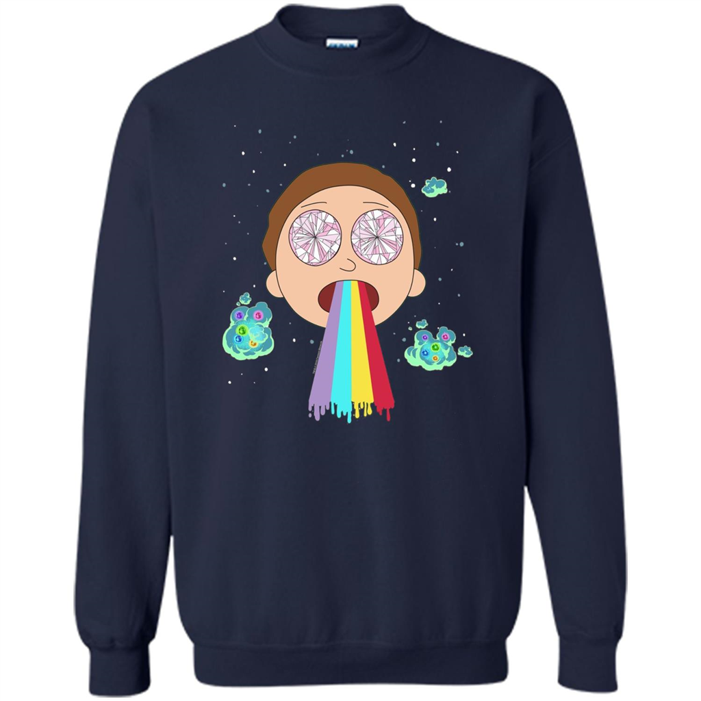 Cartoon Lovers T-shirt Space Morty Navy
