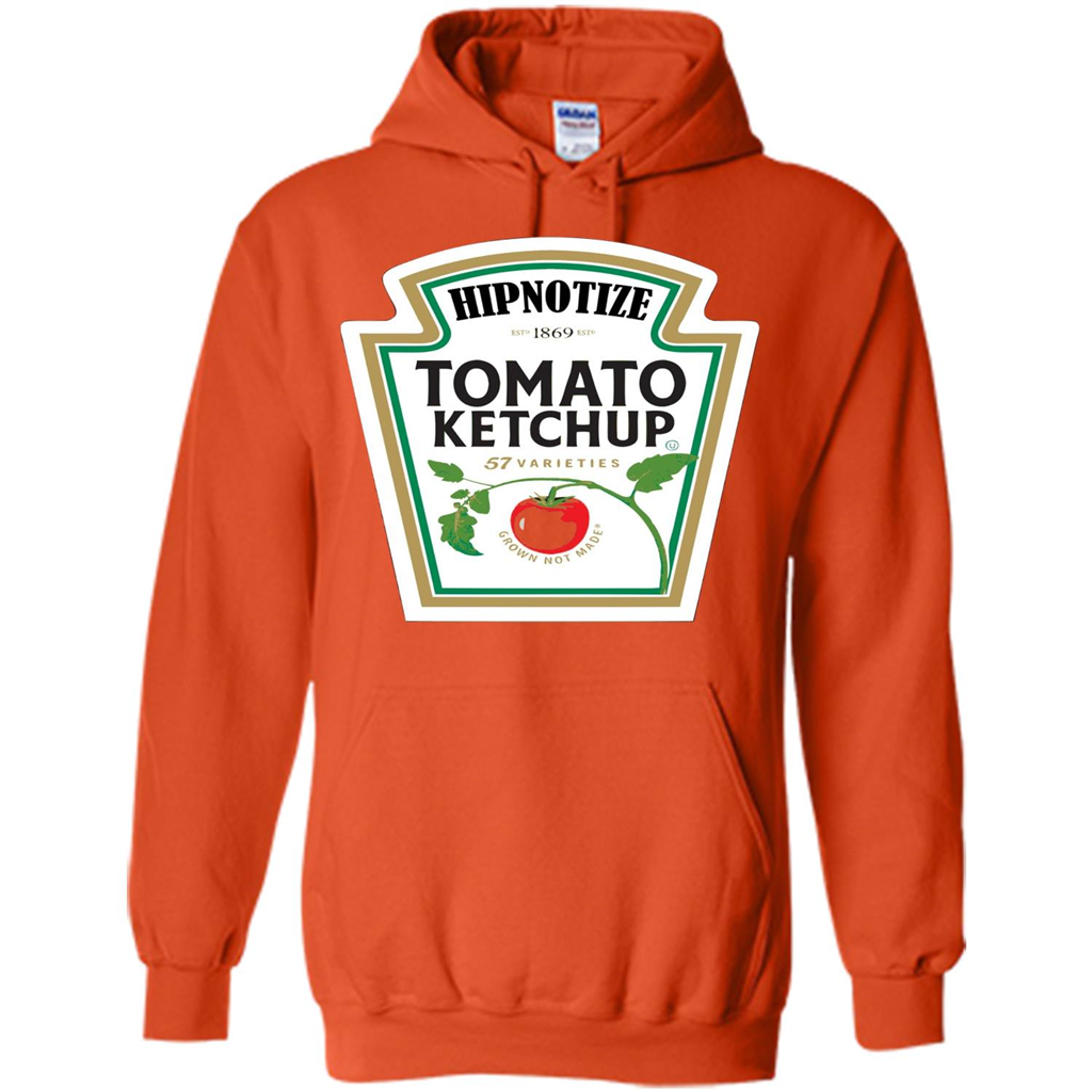 Ketchup Condiment Costume T-shirt Tomato Ketchup 57 Varieties Grown Not Made Orange