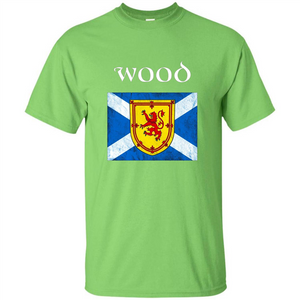 Scottish Clan Wood T-shirt