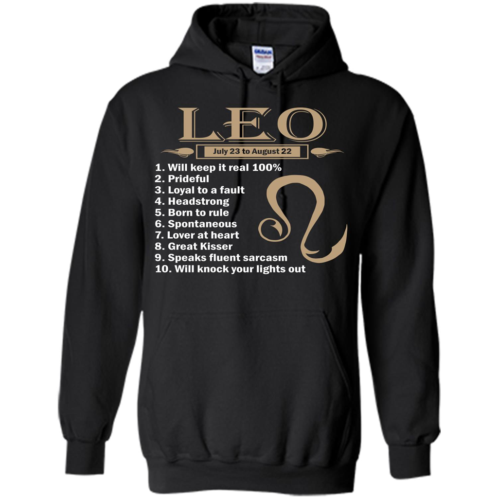 Leo Facts T-shirt Black