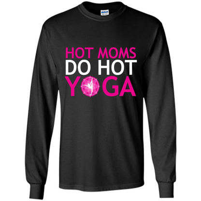 Hot Moms Do Hot Yoga T-shirt Black