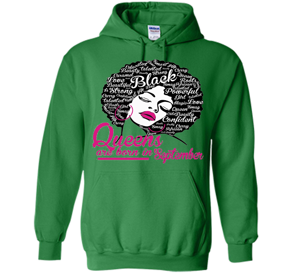 Queens Are Born In September - Strong Black Woman T-shirt