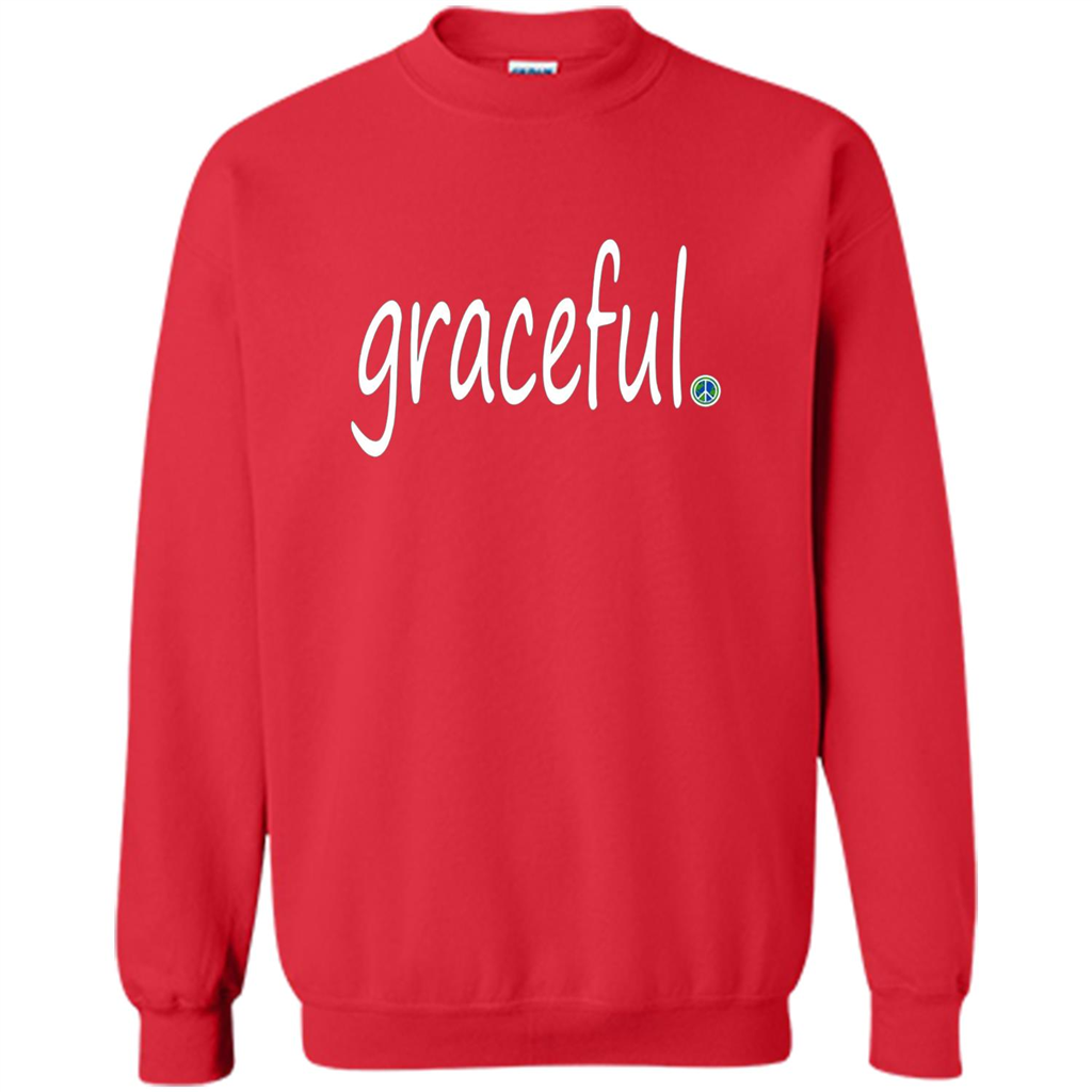 Graceful T-shirt World Peace Point Red