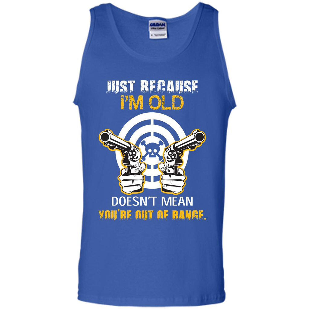 Old Man T-shirt Just Because I’m Old Doesn’t Mean T-shirt Royal