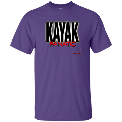 Kayak Fanatic T-Shirt Purple