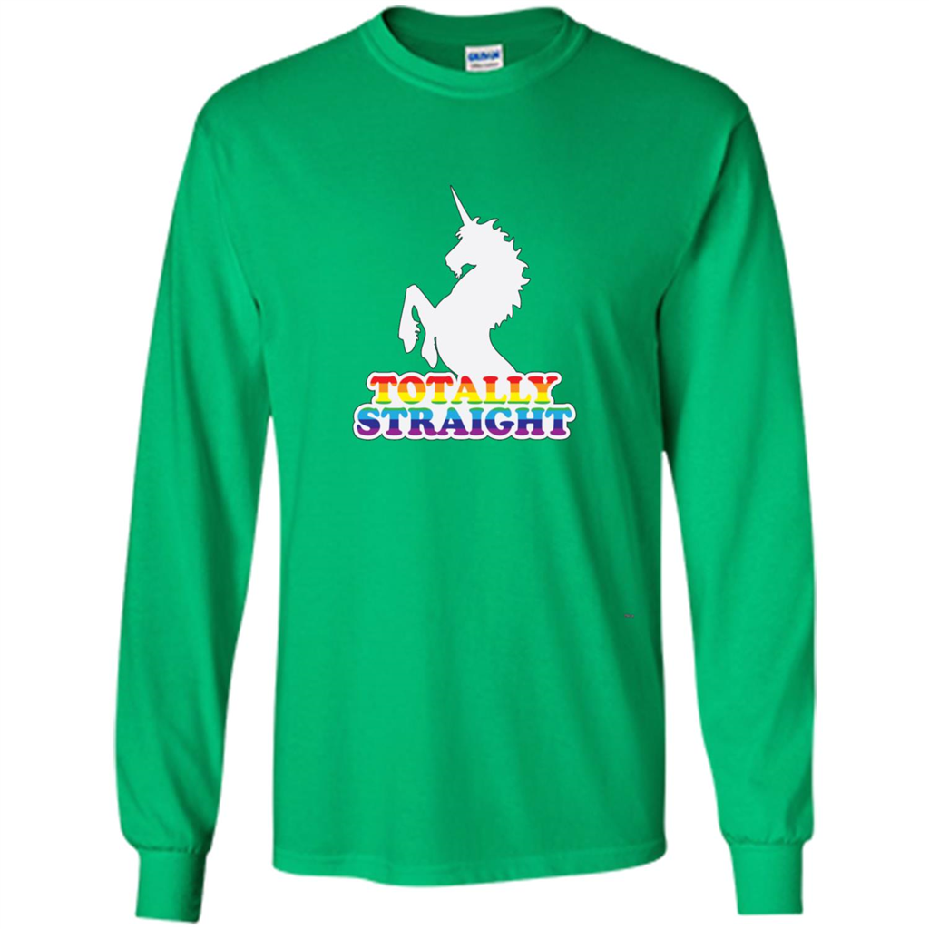 Totally Straight Unicorn T-shirt Irish Green
