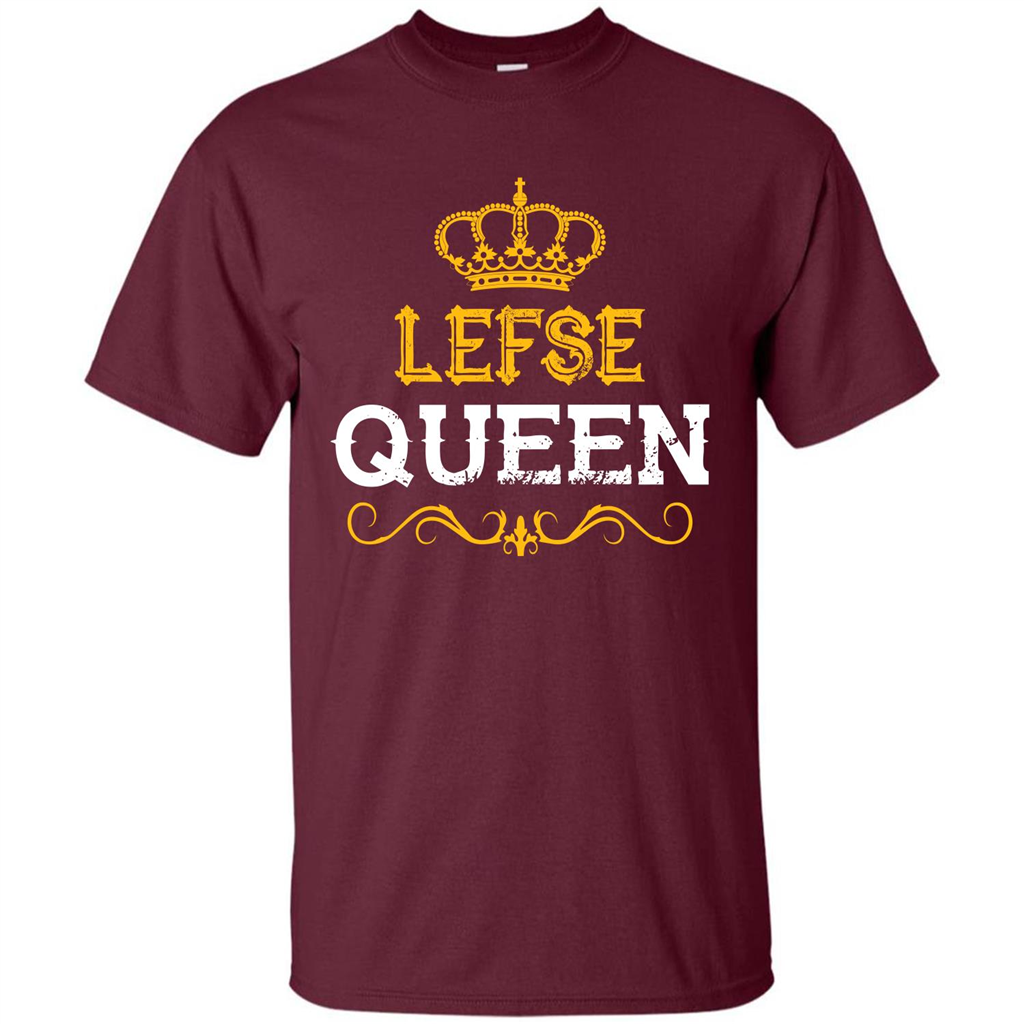 Norsland T-shirt Lefse Queen T-shirt Maroon