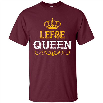 Norsland T-shirt Lefse Queen T-shirt Maroon