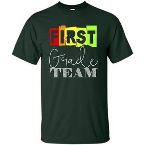 First Grade Team T-shirt School Day T-shirt