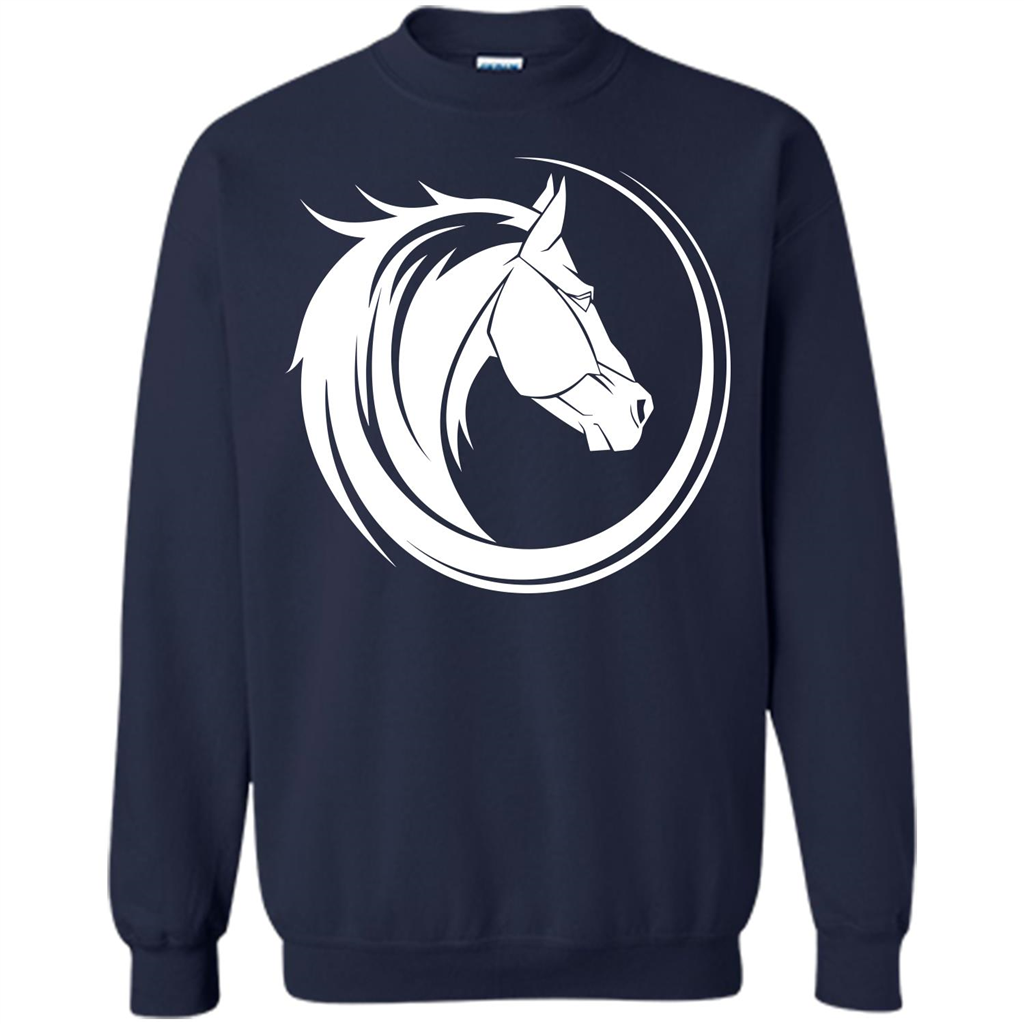 Horse Lover T-shirt Horse Circle Navy