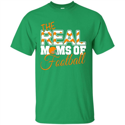 Real Moms of Football T-shirt Orange Football Mom T-Shirt Irish Green