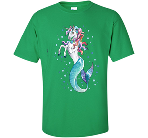 Unicorn Mermaid Mermicorn Cute T-shirt For Kids