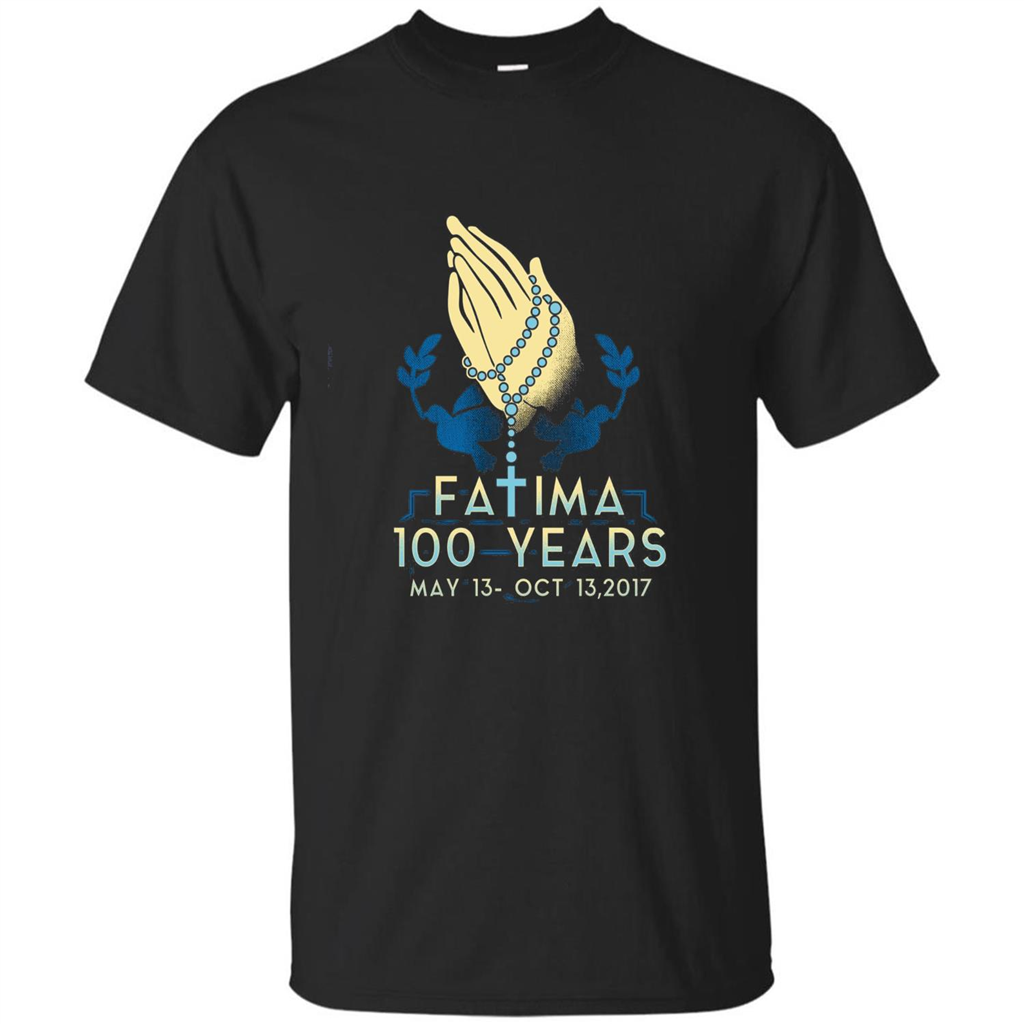 Fatima 100 Years T-shirt Black