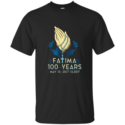 Fatima 100 Years T-shirt Black