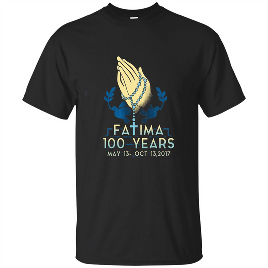 Fatima 100 Years T-shirt Black