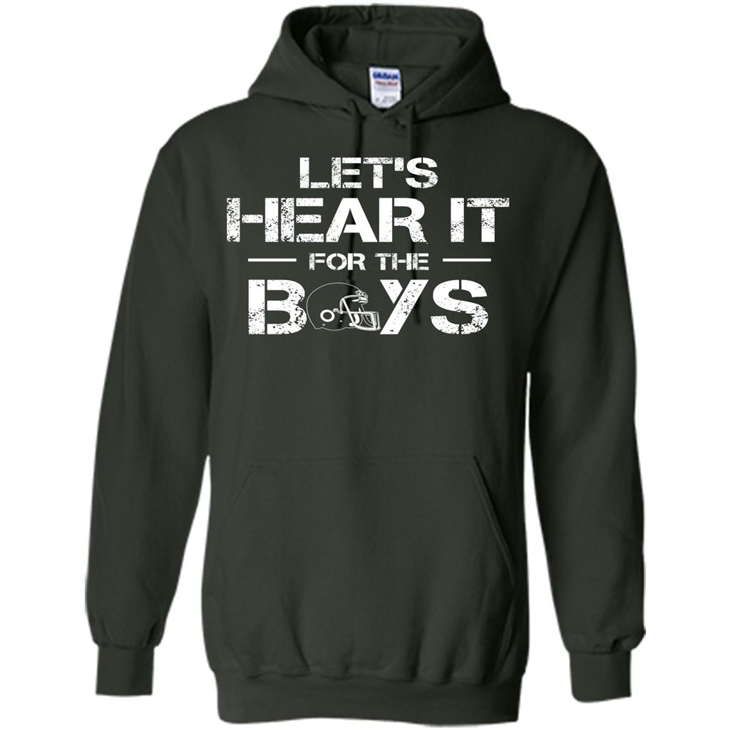 Football T-shirt Let's Hear It For The Boys Forest Green