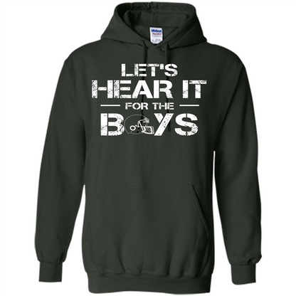Football T-shirt Let's Hear It For The Boys Forest Green
