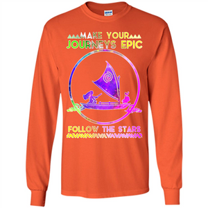 Movie T-shirt Make Your Journeys Epic Follow The Stars