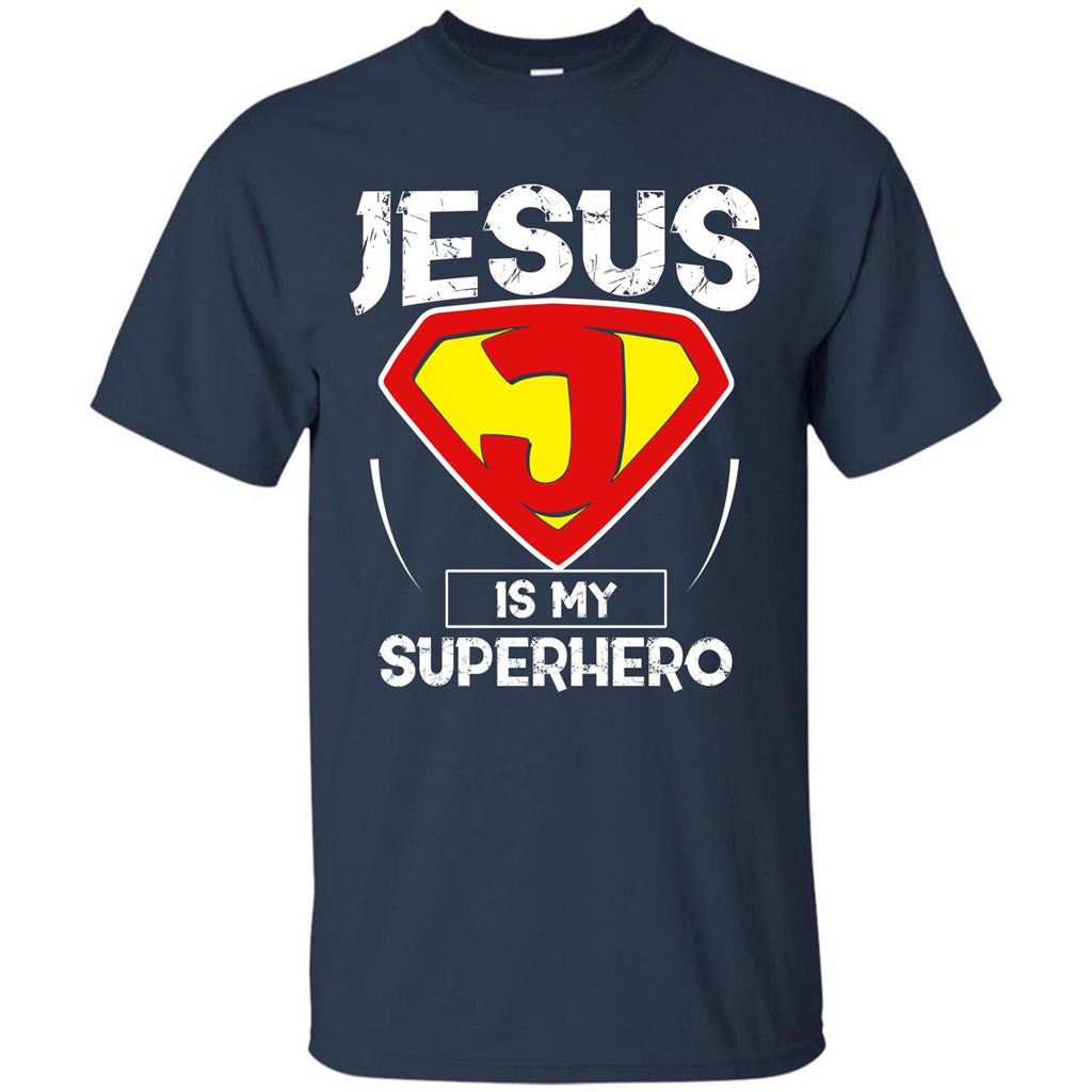 Christian T-shirt Jesus Is My Superhero T-shirt
