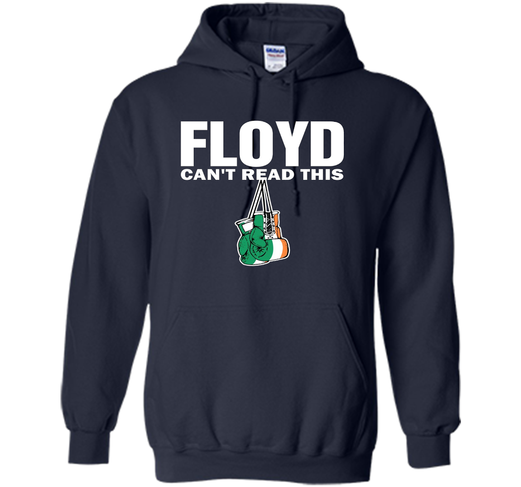 Boxing T-shirt Floyd Can't Read This T-shirt Navy