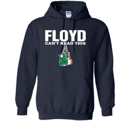Boxing T-shirt Floyd Can't Read This T-shirt Navy