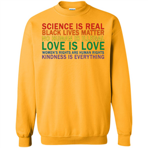 Science Is Real Black Lives Matter Shirt