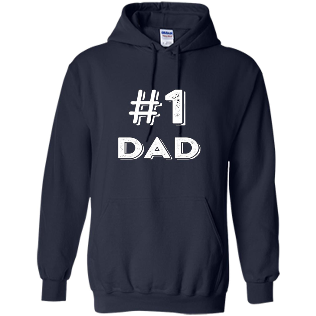 Fathers Day T-shirt Dad No.1 T-shirt Navy