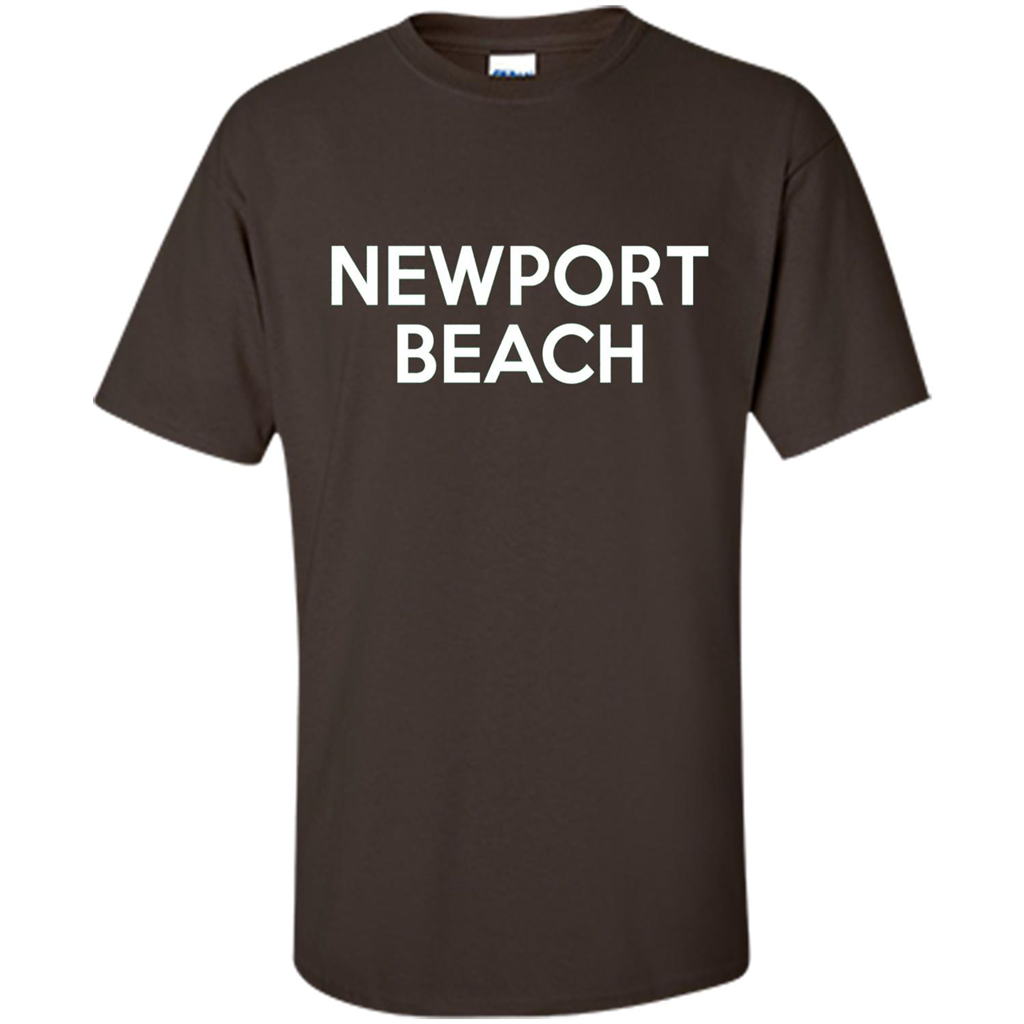 Newport Beach - California T-shirt Dark Chocolate