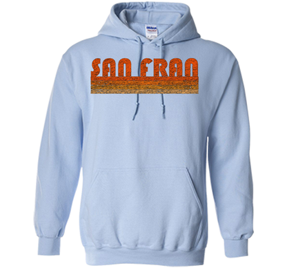 Vintage Retro San Francisco T-Shirt cool shirt Light Blue